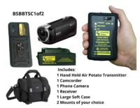 Baseball Multiview Camera System- 1 Camcorder 1 Phone Camera, 1 Receiver, Soft Case  and 2 Camera Mounts