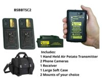 Baseball Multiview Camera System - 2 Phone Cameras, 1 Receiver, Soft Case  and 2 Camera Mounts