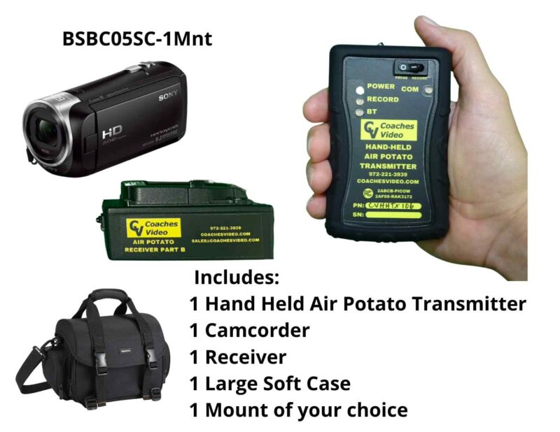 Baseball Multiview Camera System – 1 Camcorder, 1 Receiver, Soft Case ...