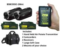 Baseball Multiview Camera System - 2 Cameras, 2 Receivers and 2 Camera Mounts